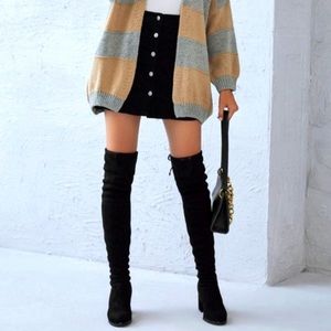 Marc Fisher Arletta Over The Knee Boot Black